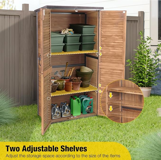 Aivituvin Outdoor Storage Shed - Image 5