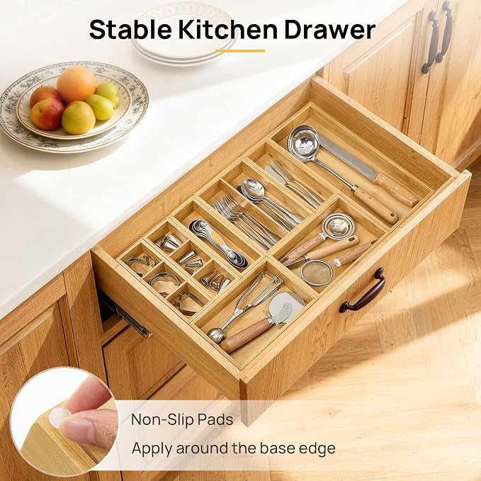 Vtopmart Bamboo Drawer Organizer Boxes - Image 8