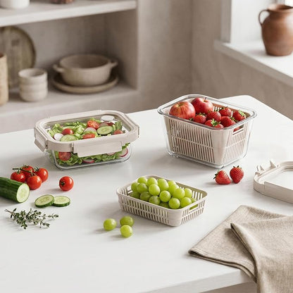 GENICOOK Glass Fruit Storage Containers - Image 8