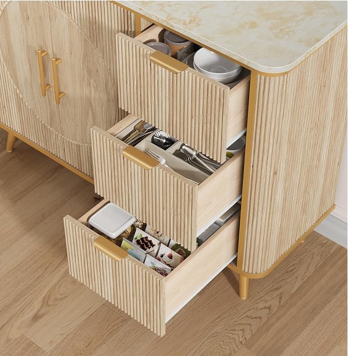 47.3" Modern Buffet Cabinet - Image 7