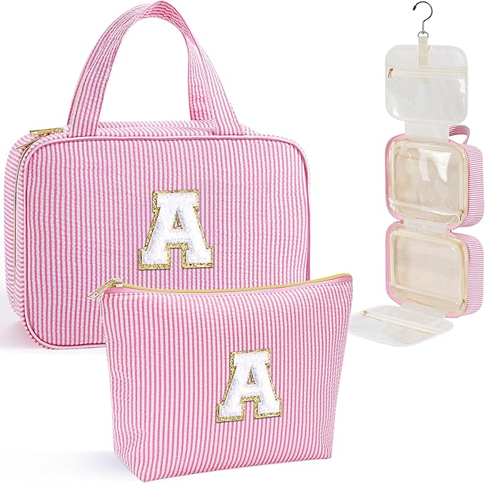 YOOLIFE Initial Hanging Toiletry Bag by YOOLIFE