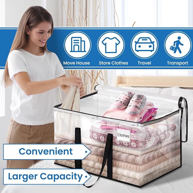 RoomHacks Heavy Duty Clear Moving Bags - Image 4
