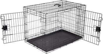 Amazon Basics - Durable, Foldable Metal Wire Dog Crate by AmazonBasics