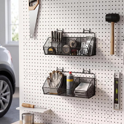 Hicarer 2 Pcs Divided Pegboard Baskets - Image 6
