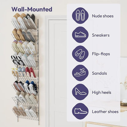 SWTYMIKI Over the Door Shoe Organizer - Image 4