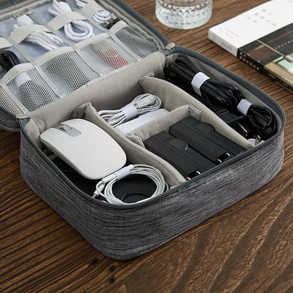 Organizer Case Small Electronic Devices USB Charger Accessories Mouse Phone - Image 9