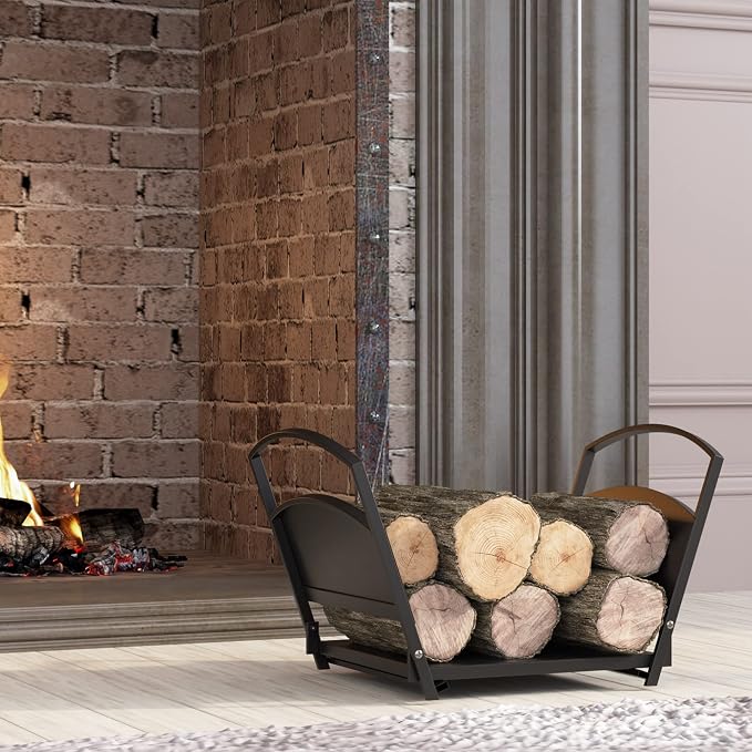 Fire Beauty Fireplace Log Holder Folding Firewood Rack, Stacking Rack, Storage - Image 4
