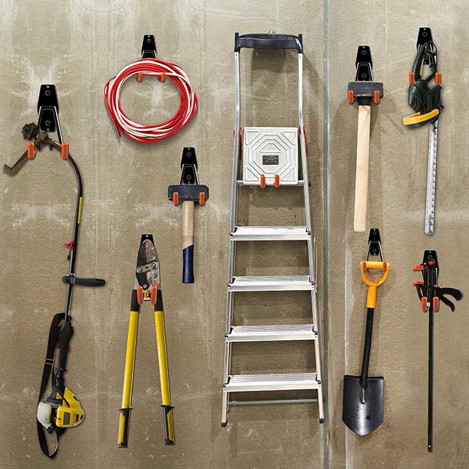 Garage Hooks, 12 Pack Wall Storage Hanger - Image 6