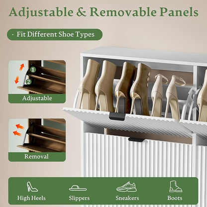 Xixini Shoe Storage Cabinet for Entryway - Image 3