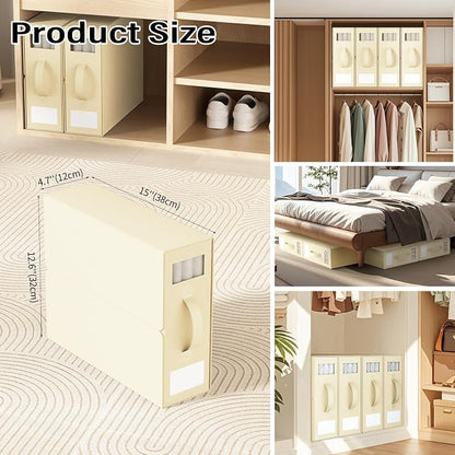 Foldable Bedding Organizer, Fabric Storage Bins - Image 5
