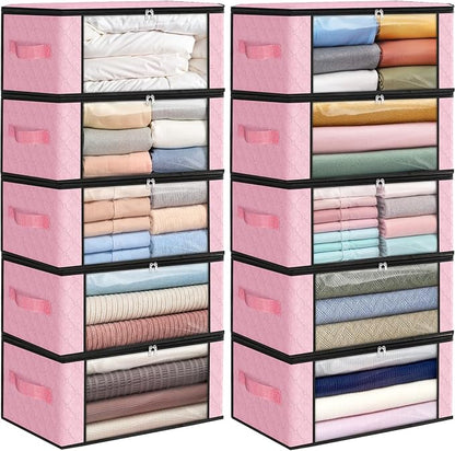 Fab totes 35L Closet Organizers and Storage, Foldable Under Bed Storage by Fabtotes
