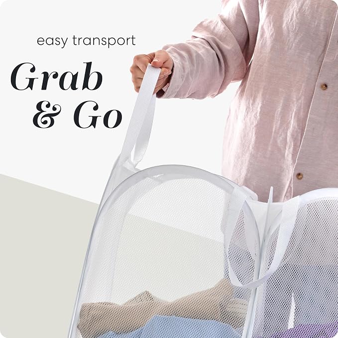 Handy Laundry Mesh Popup Hamper - Image 7