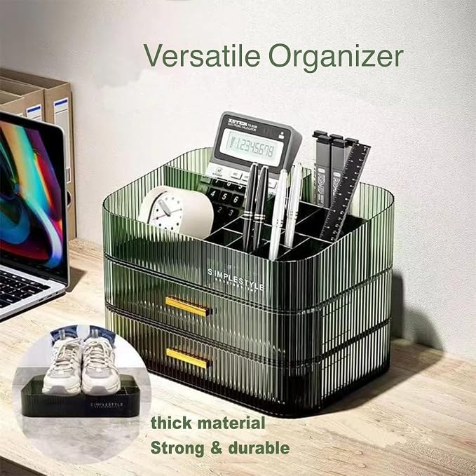 Makeup Organizer for Vanity, Large Desk Organizer - Image 5