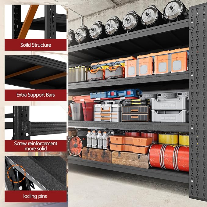 9000LBS Storage Shelves, Shelving Units Industrial Shelving - Image 5