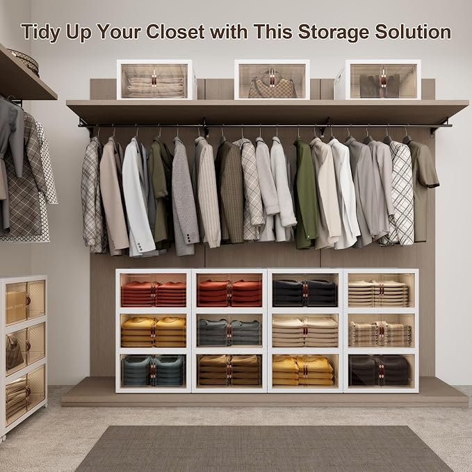 JOYMOOP Foldable Storage Cabinet Top Cover, Fits XL Storage Boxes, Dustproof - Image 3
