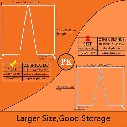 shelf dividers, create 40% more closet space, 12 inch wire shelf dividers - Image 2