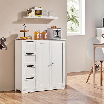 Yaheetech Small Bathroom Storage Cabinet - Image 4