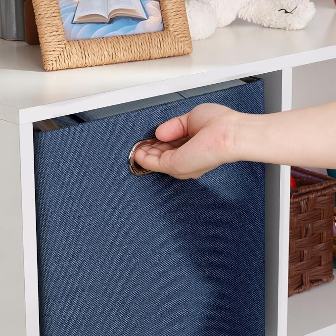 Posprica Storage Cube Basket Bins, 13×13 Foldable Storage Boxes - Image 6
