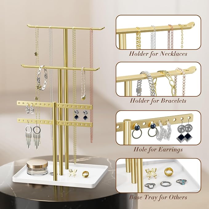 Jewelry Stand Organizer for Necklace Earring - Image 2