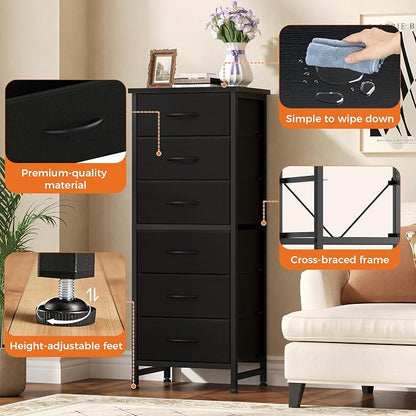 Sweetcrispy Tall Fabric Dresser - Image 6