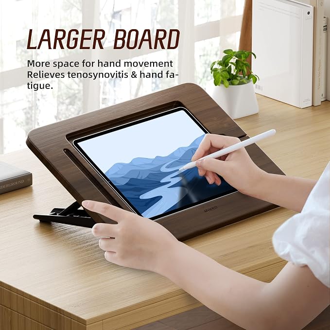 Bamboo Tablet Drawing Stand Tablet Holder - Image 3