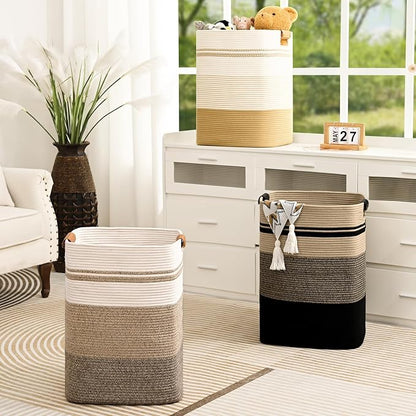 Laundry Hamper, 85L Tall Laundry Basket - Image 9