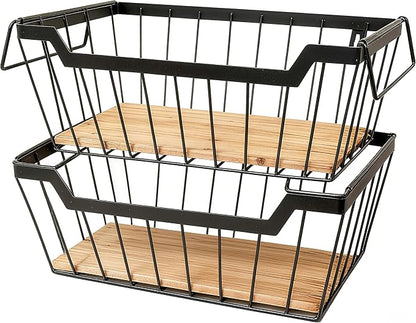 ShabbyDecor Metal Wire Basket - Image 6