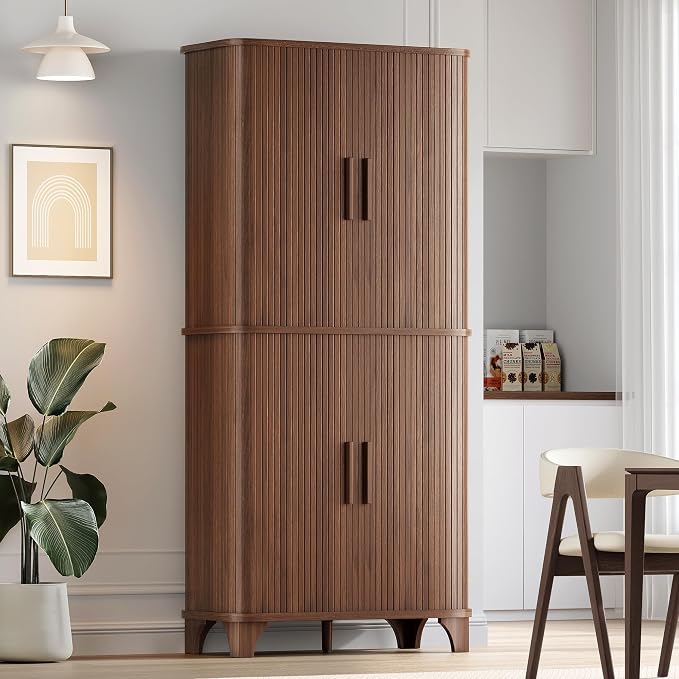Decofy 69" Tall Kitchen Pantry Storage Cabinet by Decofy