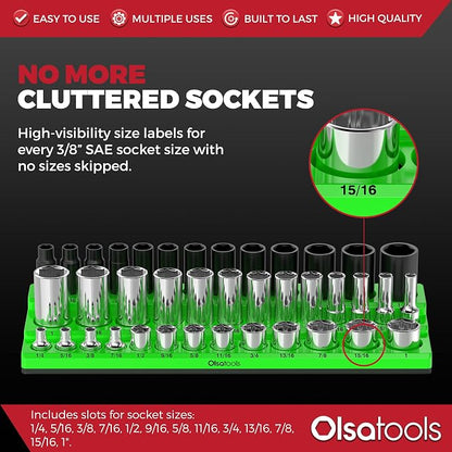 Olsa Tools Magnetic Socket Organizer - Image 4