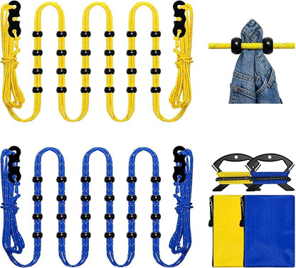 2 Pack Travel and Camping Clothesline by OWLDACIOUS