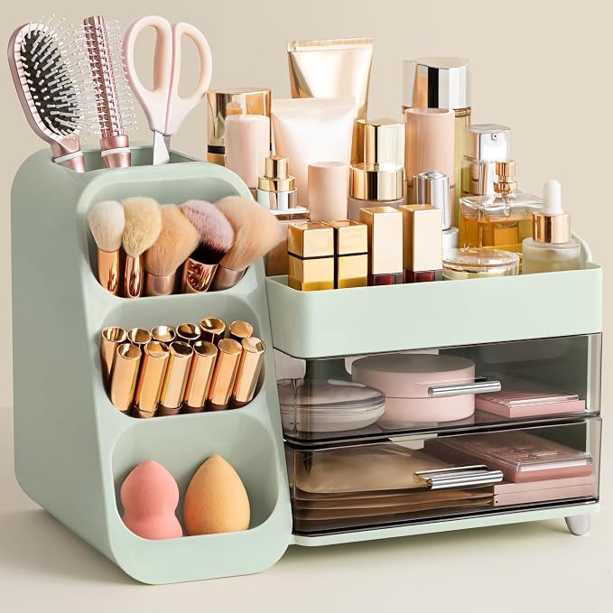 HBlife Makeup Organizer with Brush Holder by HBlife