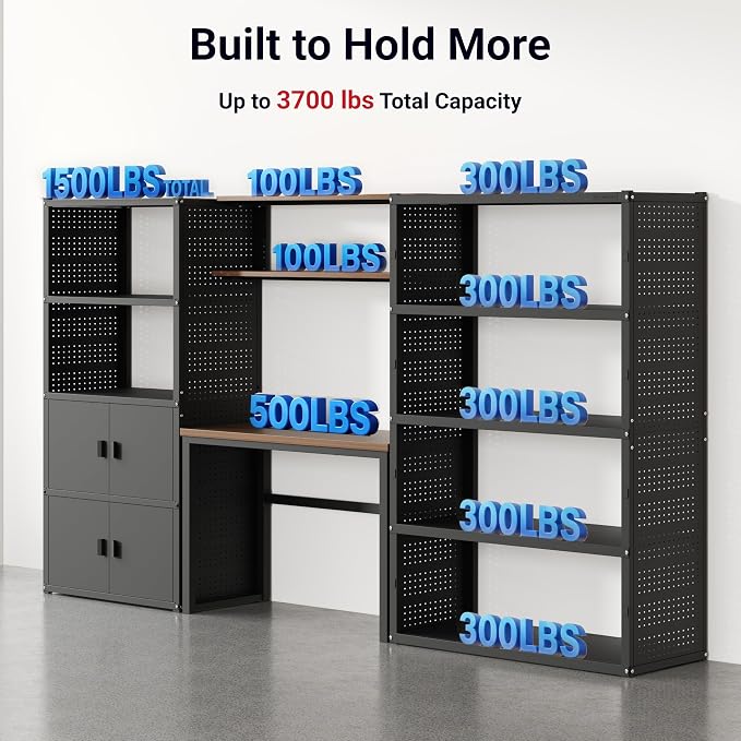 FLEXIMOUNTS 129" W Modular Garage Storage Cabinet - Image 6