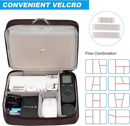 CILLA Electronic Organizer Travel Case, Travel Cord Organizer Case Portable - Image 5