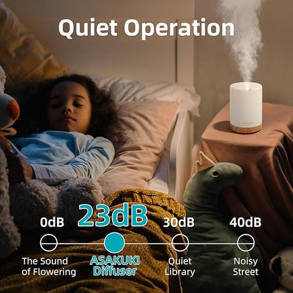 ASAKUKI Essential Oil Diffuser, Aromatherapy Cool Mist Home Humidifier - Image 4