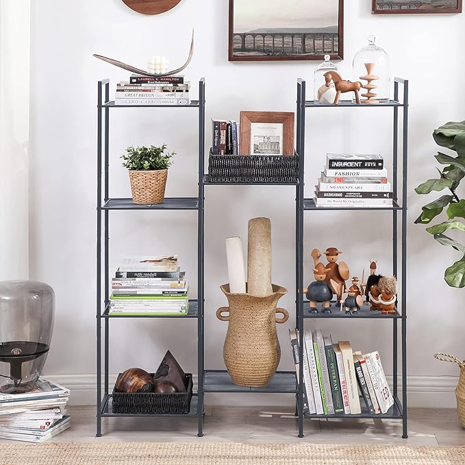 SONGMICS 5-Tier Storage Rack, Bathroom Shelf, Extendable Plant Stand - Image 6