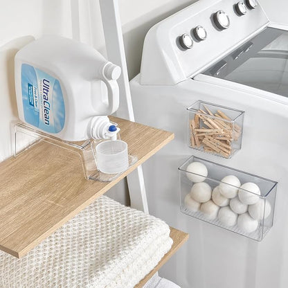 iDesign Magnetic Small Clear Plastic Organizer Bins - Image 6