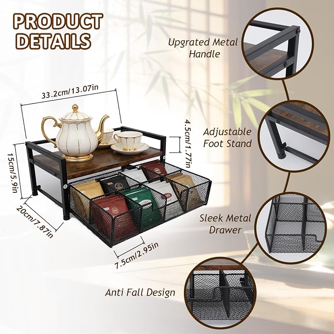 Tea Bag Organizer, Tea Bag Organizers and Storage - Image 4