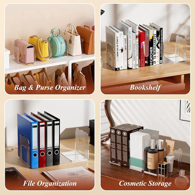 Clear Purse Organizer for Closet, Adjustable Purse Storage Handbag Storage - Image 8