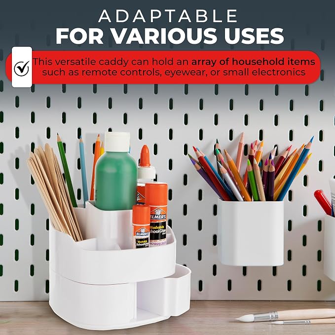 Masirs 360° Rotating Makeup Organizer – Small Acrylic Cosmetic Storage Caddy - Image 5