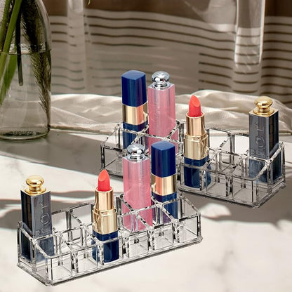 Amazing Abby - Glamour - 2-Pack 12-Slot Acrylic Lipstick Organizer, Lipstick - Image 2