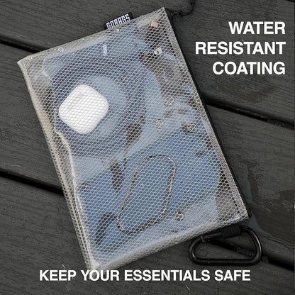 GOBAGS Air Production Small Clear Zipper Pouch – Cable Organizer & Travel Gear - Image 6