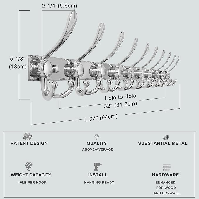 Dseap MaxStrong 2.0 Coat Rack Wall - Image 6