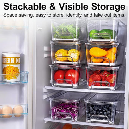 4-Pack Stackable Fruit Storage Containers - Image 2