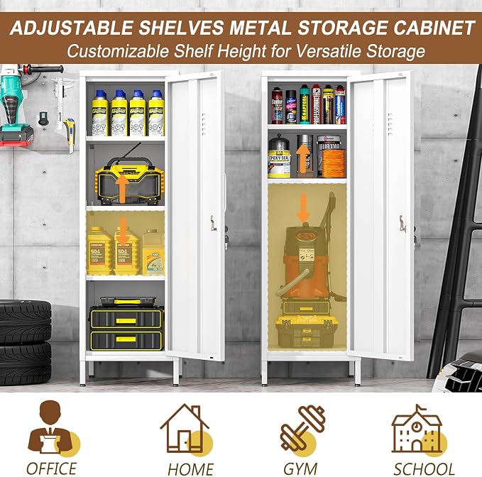 pozdeg 47.24" Metal Storage Locker - Image 6