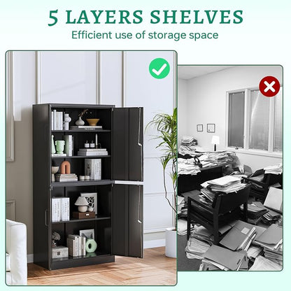 Letaya Metal Storage Cabinet - Image 5