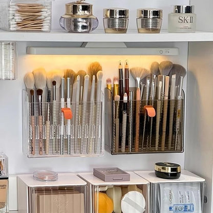 Wall-mounted Makeup Organizers, 16-Slot Eyeliner Lip Liner Organizer Holder - Image 2