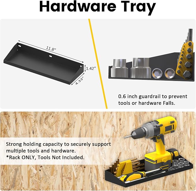 UNITEDPOWER Wall Mount Hand Tool Storage Set, Screwdriver Organizer, Pliers - Image 5
