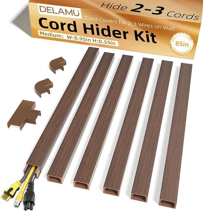 Delamu Cord Hider, 85in Cord Covers by DELAMU
