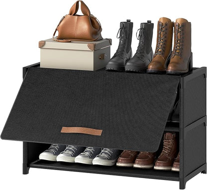 Shoe Rack, 3 Tier Shoe Storage Cabinet by UNITSTAGE
