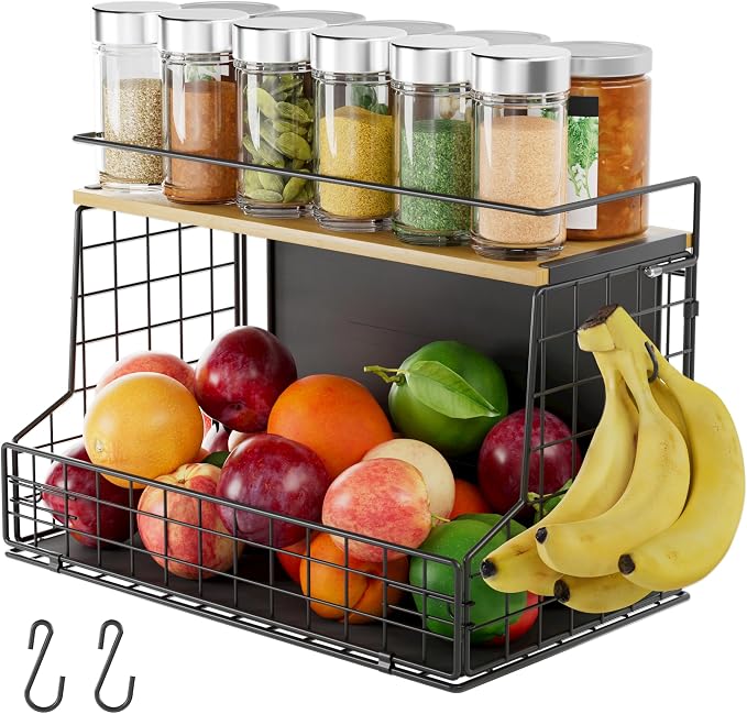 Magnetic Shelf for Fridge, Large Container Magnetic Spice Rack for Refrigerator - Image 8